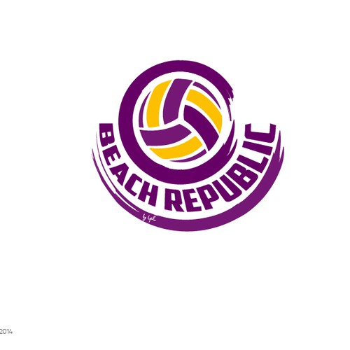 Design vincitore del contest "Beach Republic logo - La repubblica del beach volley"