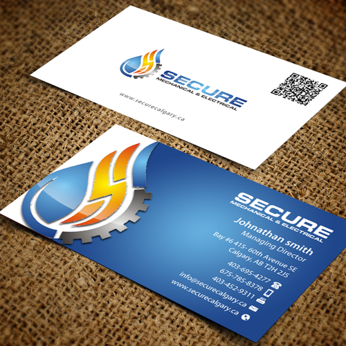 Secure M&E Business Cards | Business card contest
