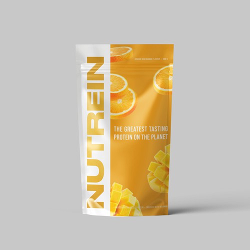 nutrein gold-ontwerp door Swarga.Studio