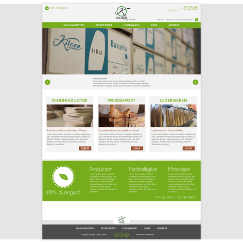 Web page design contest entry by koluk