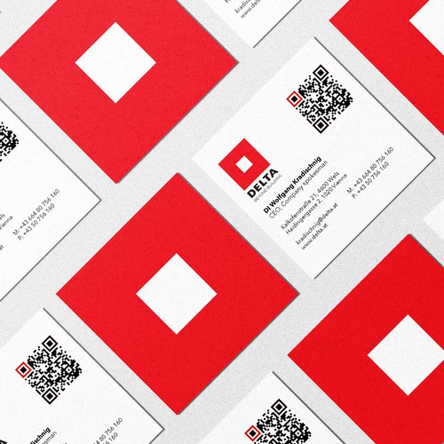 Diseño de DELTA Business Card Relaunch de PNX Graphics