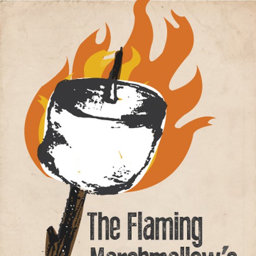 Create a cover design for a cookbook for camping. Design by Cat Hand Creative