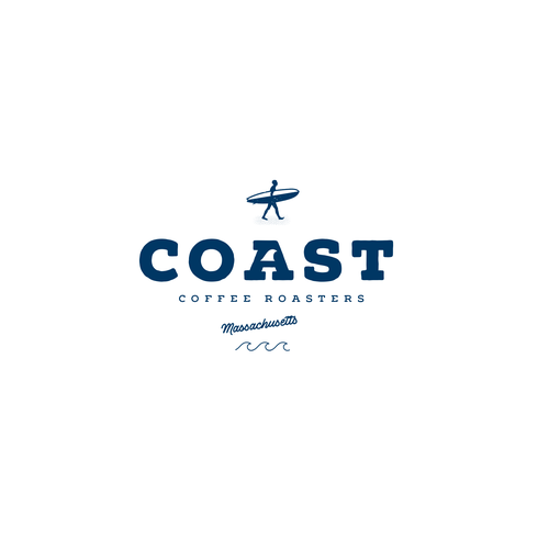 design logo for Coast Coffee Roaster, that will give an ordinary word a cool vibe Ontwerp door Helma