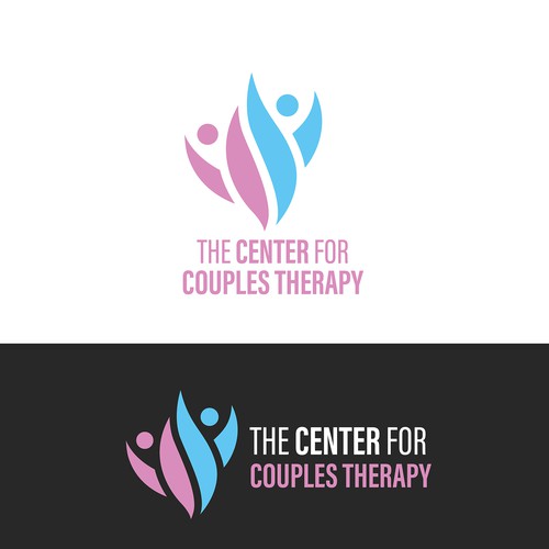 Simple, elegant logo to attract discerning couples therapy clients Design by M!ZTA