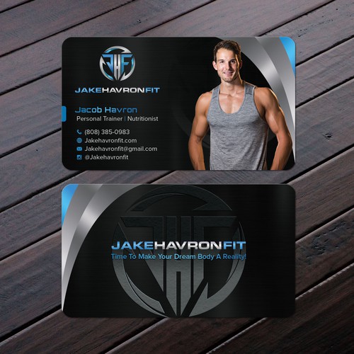 unique personal trainer business cards