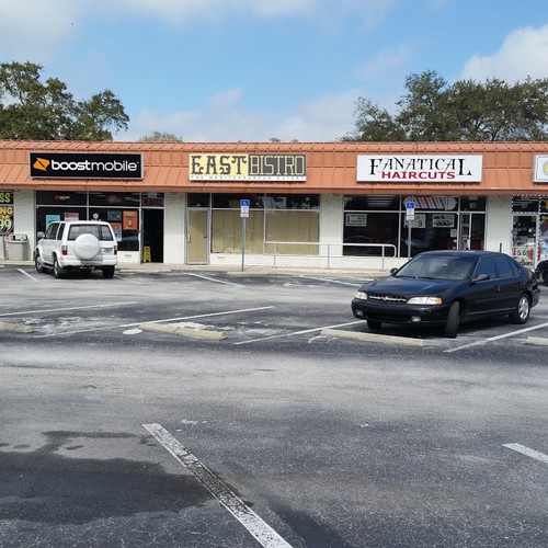 Create a logo for EAST BISTRO - The Mediterranean Eatery/Local Restaurant Design by Decker_Grey