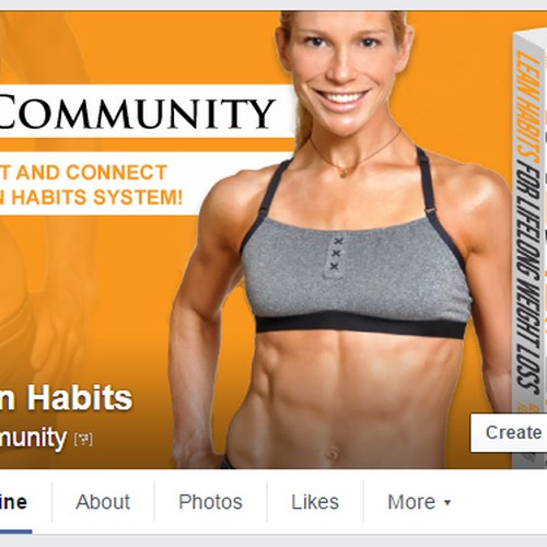 Awesome cover image needed for a Facebook Group (PR for new nutrition book) Design by Ulareni