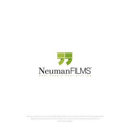 Logo for Documentary Film Company - NeumanFilms (Real People Reel Stories) Ontwerp door the ann.