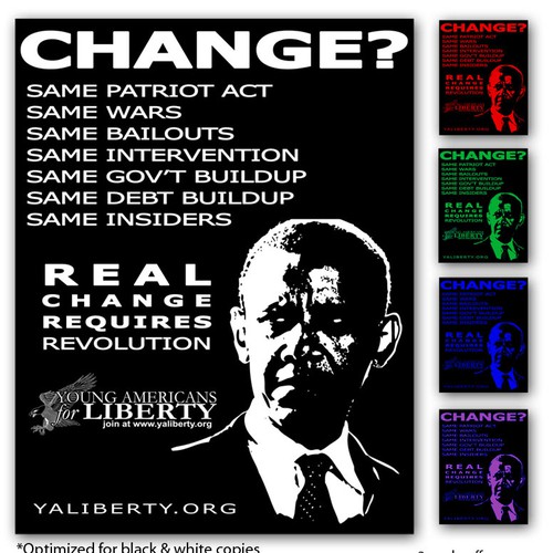 Barack Obama Design by 2.much.coffee.man