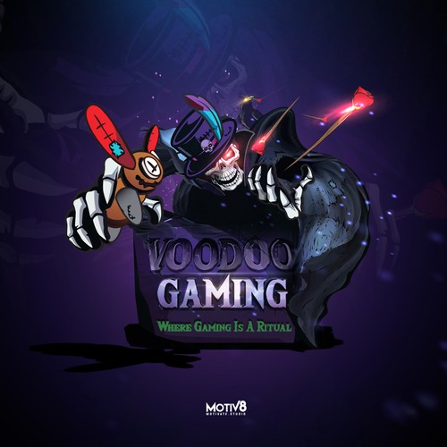 Voodoo Gaming Needs Logo - Let's Get Freaky Design by Motivate.Studio
