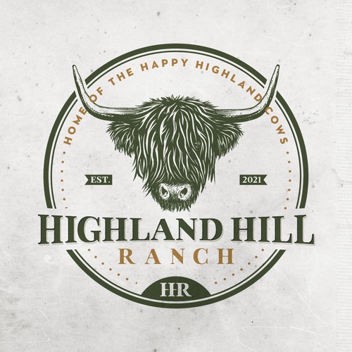 Logo and Social Design for Highland Hill Ranch. Design réalisé par Piccolo_Ney