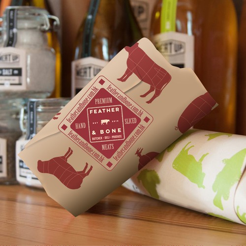 Butchers paper- outstanding stand out design needed!, Product packaging  contest