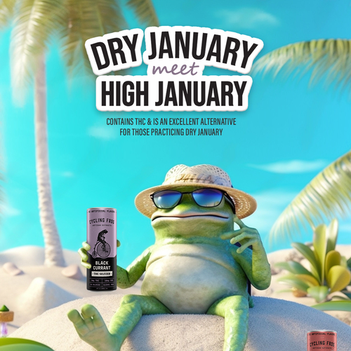 Create a 'Dry January meets High January' poster.  Have Fun, Be Creative, Open to all suggestions. Design von karundesigns