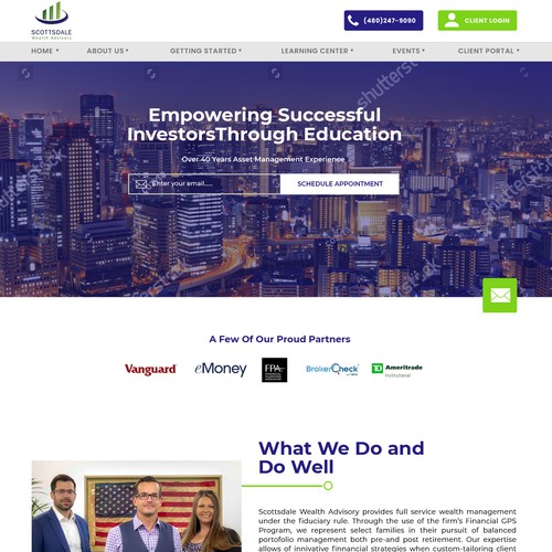 Diseño de Home Page Design for Financial Advisor de Reee™