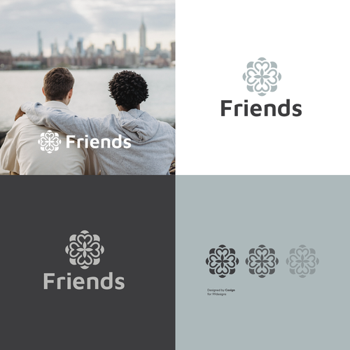 Friends a companionship company for all adults Design by casign