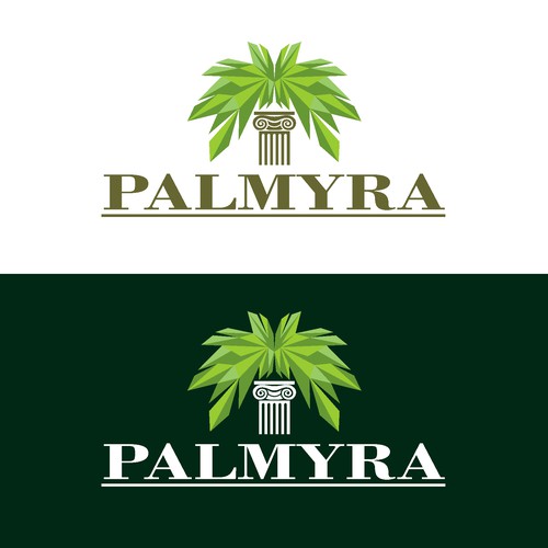 Palmyra Logo Context - Mix of History and Technology Design by Arcon74