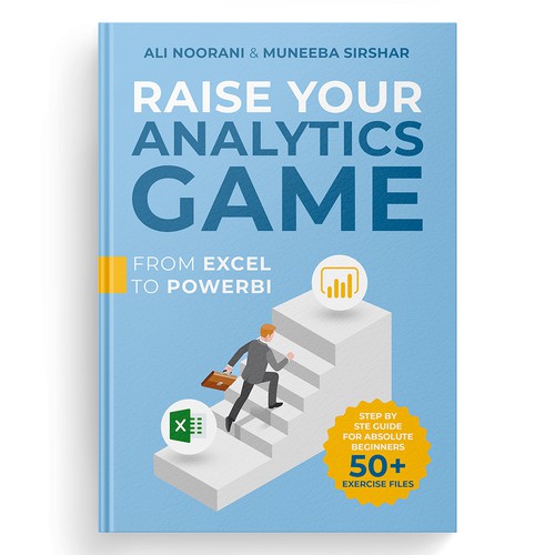 Design a cover for a Data Analytics Book Réalisé par m.creative