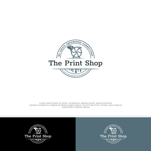 Reviving An Old Print Shop Design by AjiCahyaF