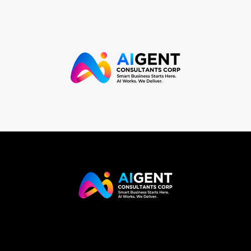 AI Agent Company: Appealing to small to medium sized businesses. Design by Blinca