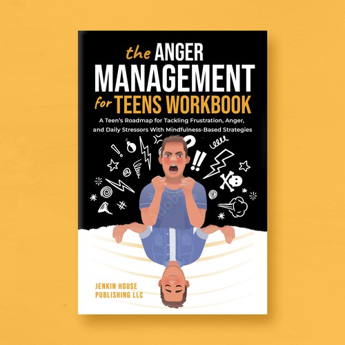 Awesome book cover to help teens rock at life! Design by SOF1ANE AF