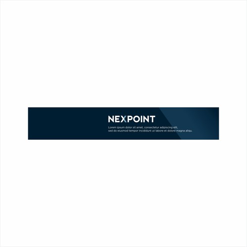 NexPoint LinkedIn Banner Diseño de Hafiz29