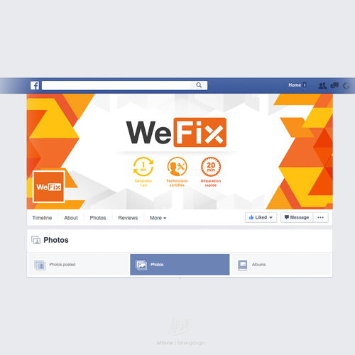 Facebook cover contest entry by bluegdsgn