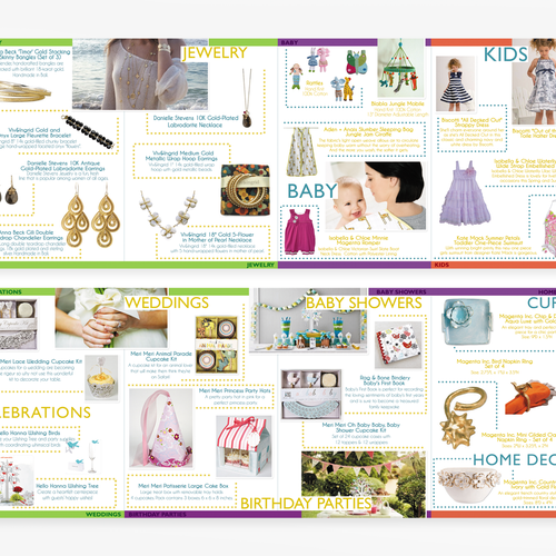 Create New Brochure for Emily's Collection: An Online Unique and Luxury Gift Boutique  Design by marmili