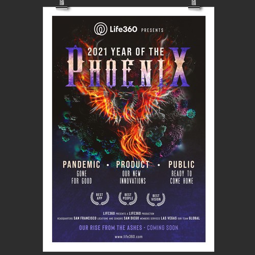 Fun Faux Movie Poster for a Public Company - 2021 Phoenix Design by BatangKalye