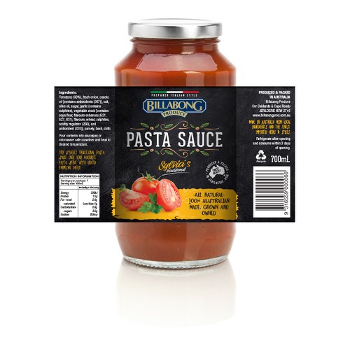 Create a label for a Authenic Italian pasta sauce Diseño de Martwin Design