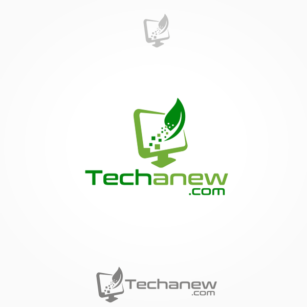 Techanew.com logo design