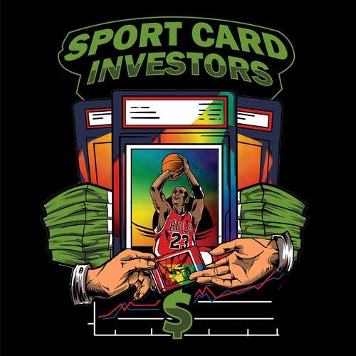 Cool T-shirt Design for Sports Card Collectors & Investors. Design by yoguputra