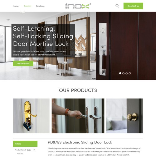Architectural hardware website Design von ♾️e2infinity♾️