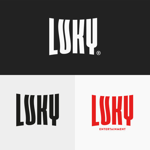 Design a powerful logo for Luky Entertainment and make its brand shine! Design by thisisremedy