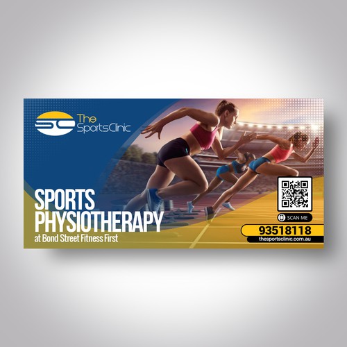 The Sports Clinic Physiotherapy starting in a new gym facility Design by Stanojevic