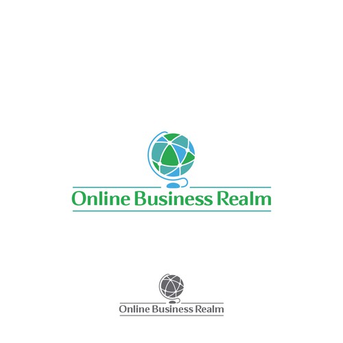 Logo Needed For A New Brand/Website Online Business Realm Logo