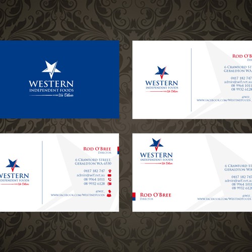 Western Independent Foods needs a new stationery Diseño de TomaSHIFT