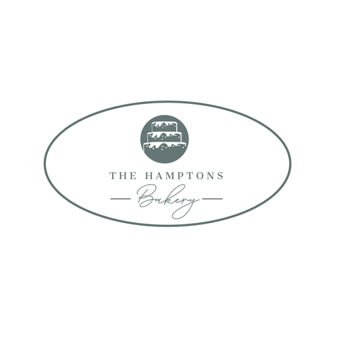 The Hamptons Bakery Logo Design by designbyviolet