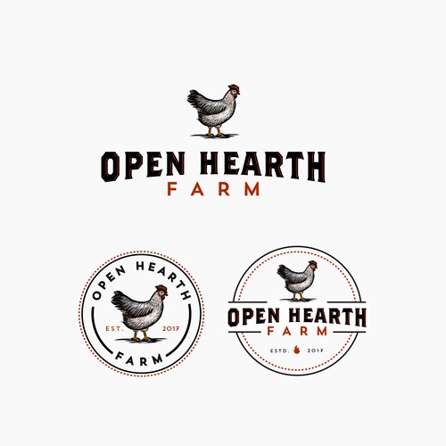 Open Hearth Farm needs a strong, new logo デザイン by CBT