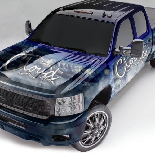 MAJOR OPPORTUNITY WITH DESIGNING THIS  MONSTER TRUCK WRAP . Design by Nicola UX Design