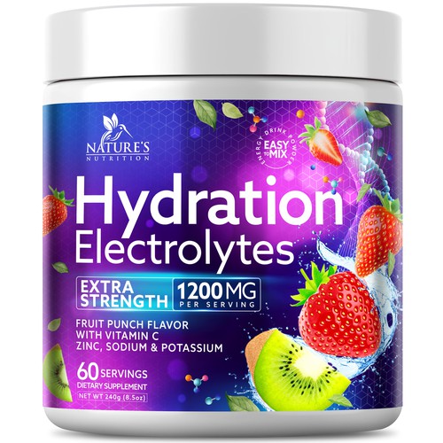 Hydration Electrolytes Design Needed for Nature's Nutrition Design by Black-Pepper
