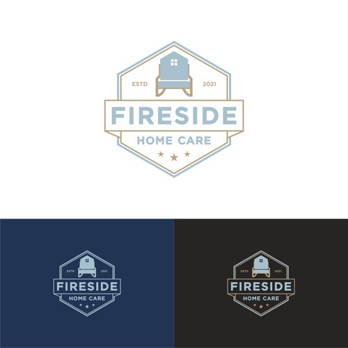 Fireside Home Care Logo Diseño de naya89