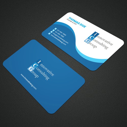Design di ICG Business Cards di Naim Uddin