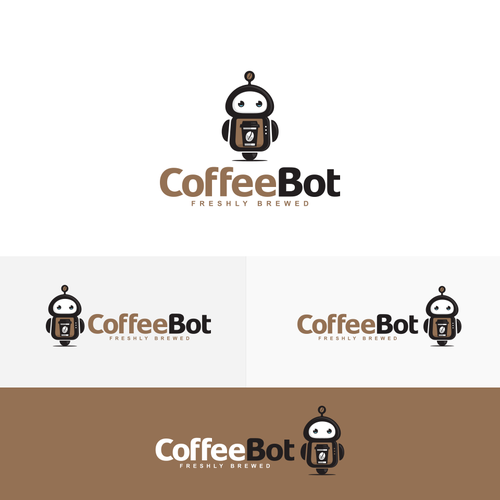 CoffeeBot need a strong and powerful logo Design by Aga Ochoco