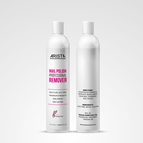 Arista Nail Polish Remover Design by Sayyed Jamshed