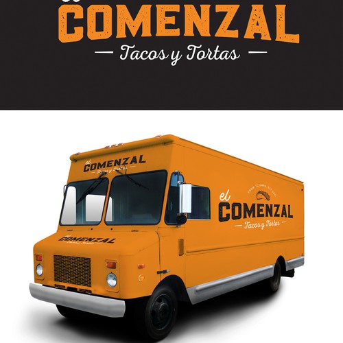 Logo Design for El Comenzal Mexican Food Truck | Logo ...