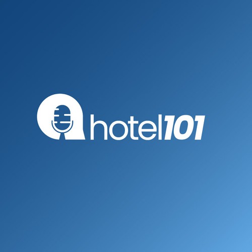 Create a logo for a podcast called - Hotels 101 - incorporate a hotel in the logo Design by Hybrid Studios