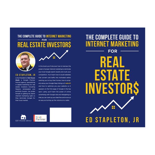 Book cover for real estate investor marketing book Design by aksaramantra