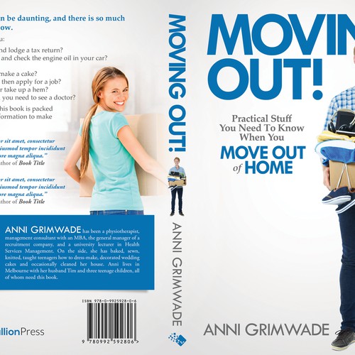 Design a fantastic cover for my book "Moving Out!" Design by Sherwin Soy