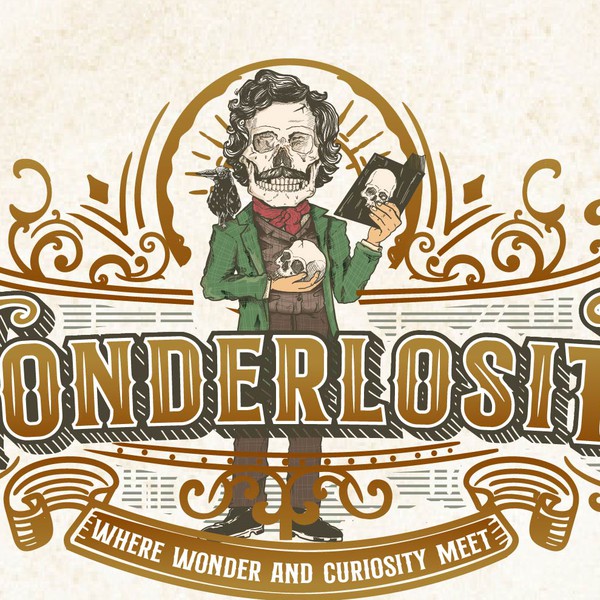 Edgar allan poe skull character design