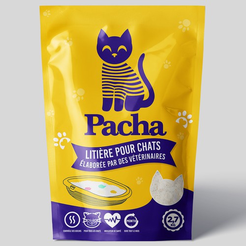 Cat Litter startup Minimalistic packaging - Contest Design by agooshe